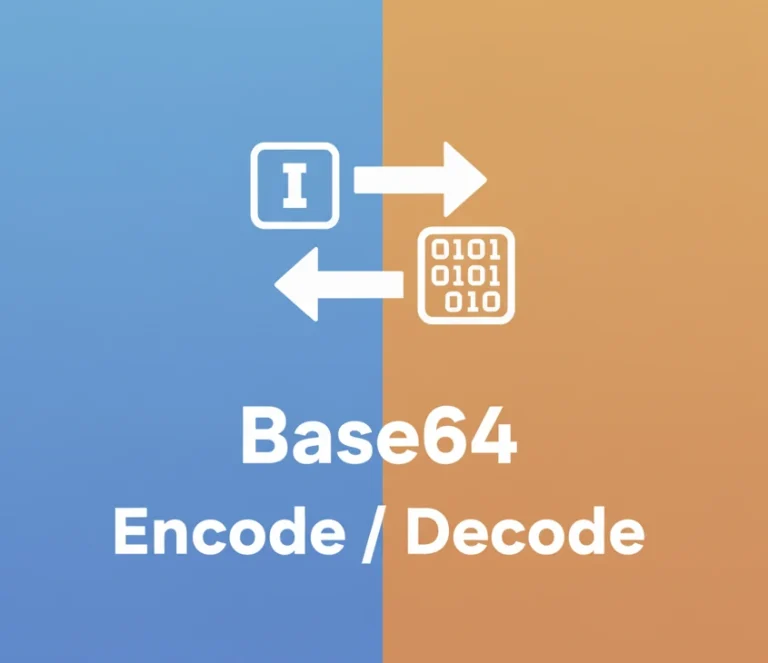 Base64 Image Encoder & Decoder